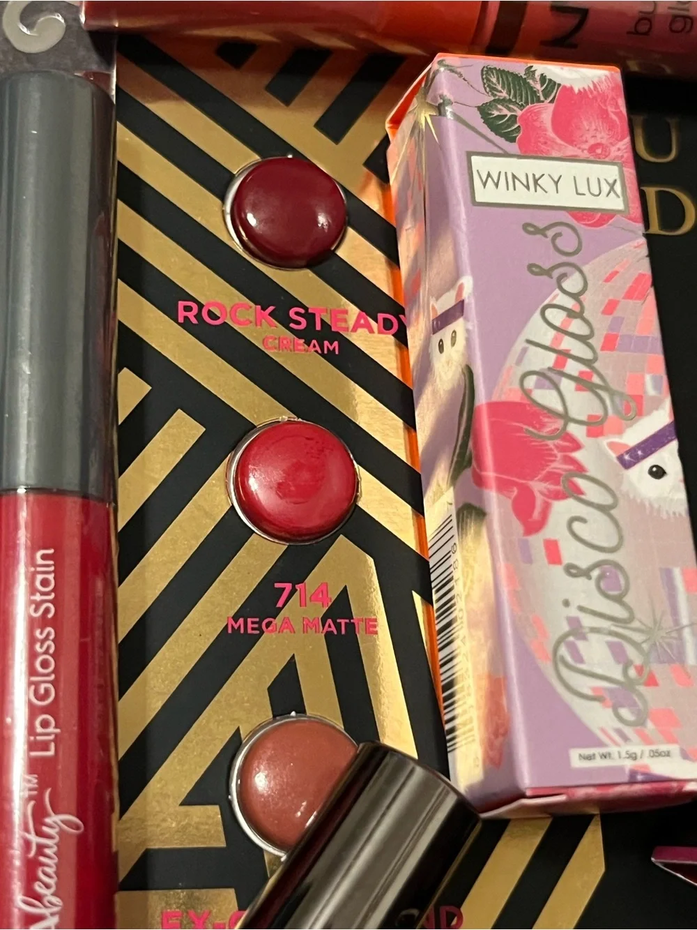 12pc Multi-Brand Lip Makeup Bundle - NYX Tarte Urban Decay Buxom.